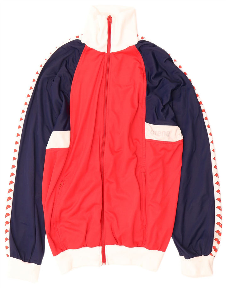 Ανδρική φόρμα γραφική Arena Top Jacket Μεσαίο Κόκκινο Colourblock Polyamide