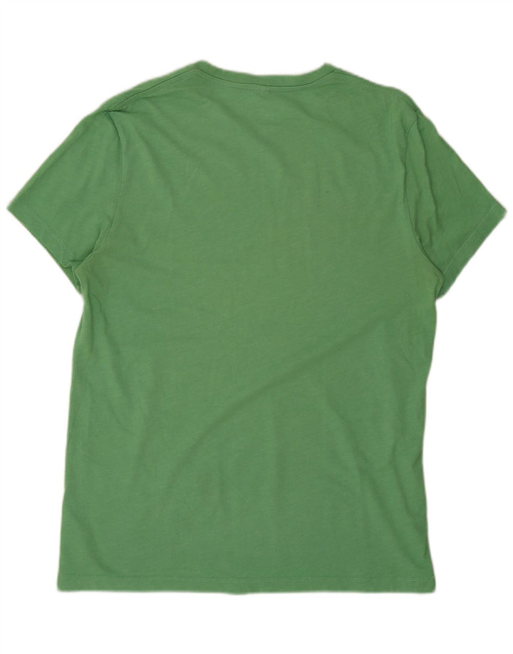 Ανδρικό T-Shirt Jack Wills Top Μεσαίο πράσινο βαμβακερό