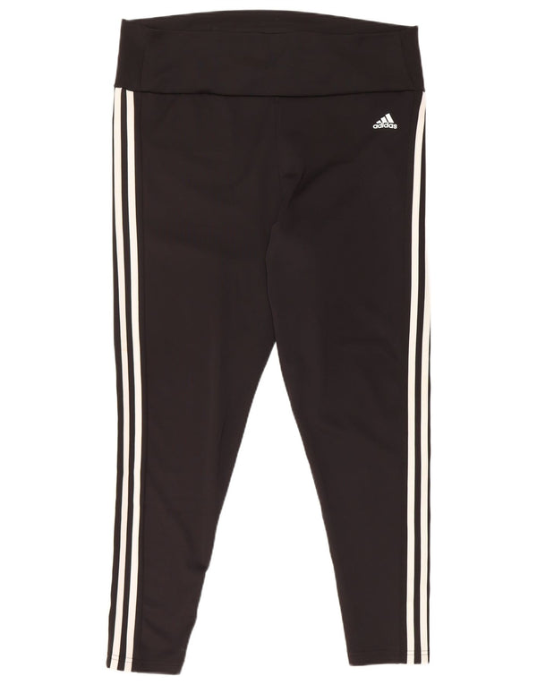 Γυναικείο κολάν Adidas Crop UK 20/22 XL Μαύρο Πολυεστέρας