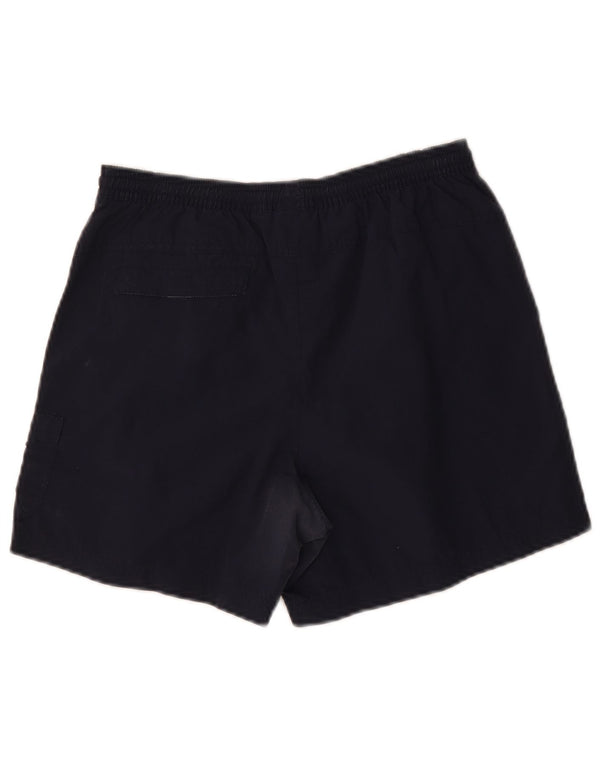 Ανδρικά γραφικά κανονικά σορτς Adidas Small Navy Blue Polyester Sports