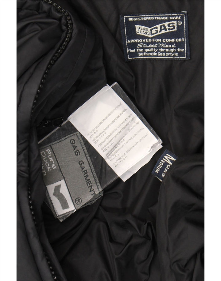 Γυναικείο παλτό με κουκούλα Gas UK 14 Medium Black Polyamide