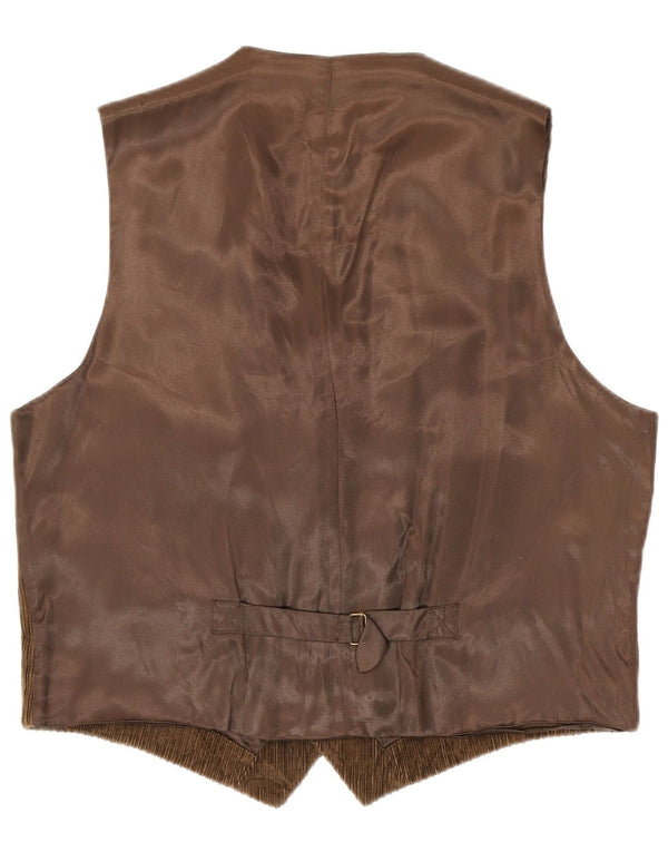 Belfe & Mens Corduroy Γιλέκο IT 54 XL Χακί Βαμβακερό