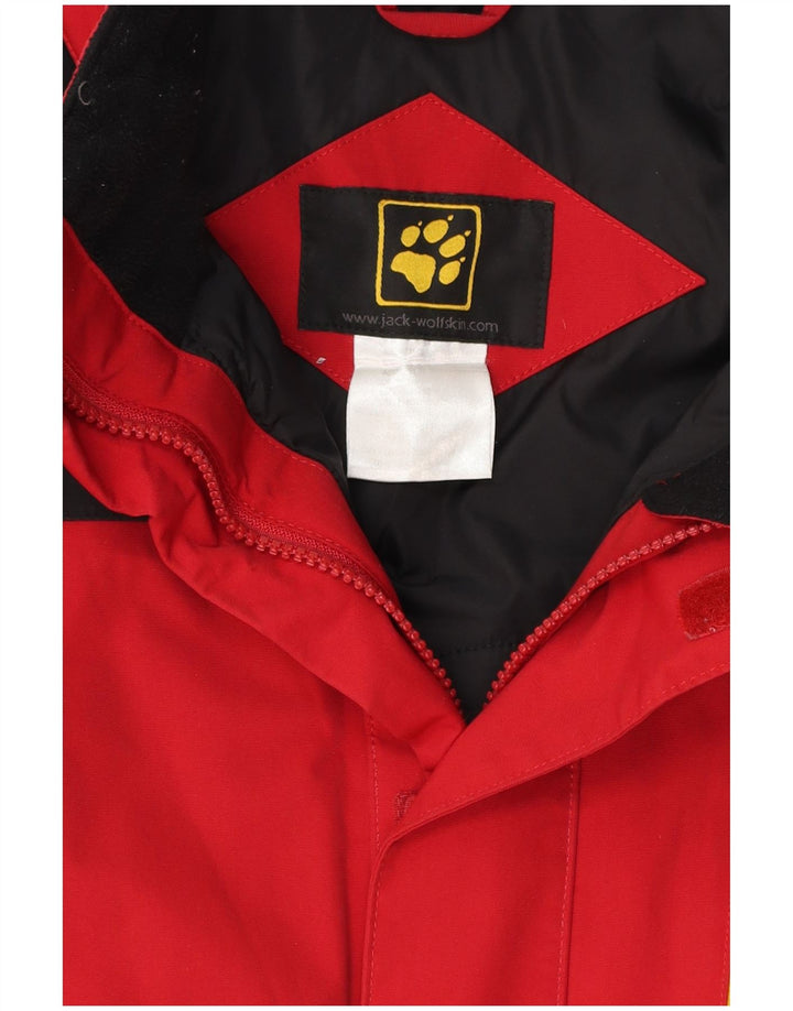 Ανδρικό Jack Wolfskin Windbreaker UK 40/42 Large Red Colourblock
