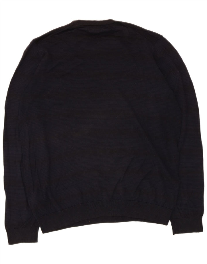Ανδρικό πουλόβερ Marks & Spencer Autograph Crew Neck Jumper Medium Navy Blue
