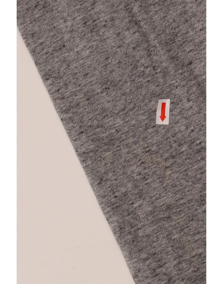 CHAMPION Ανδρικό γραφικό φούτερ πουκάμισο από βαμβακερό γκρι μικρό