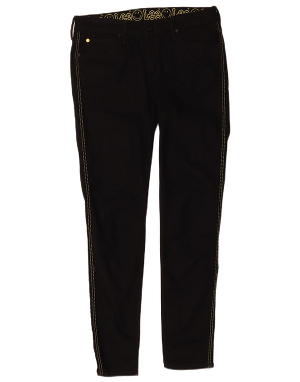 Lee Womens Scarlett Skinny Jeans W30 L28 Μαύρο βαμβακερό