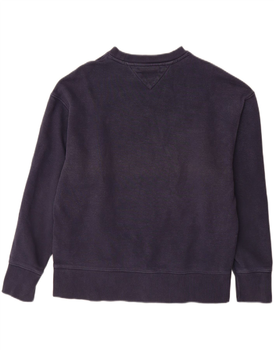 TOMMY HILFIGER Γυναικεία φούτερ Jumper UK 14 Medium Navy Blue Cotton