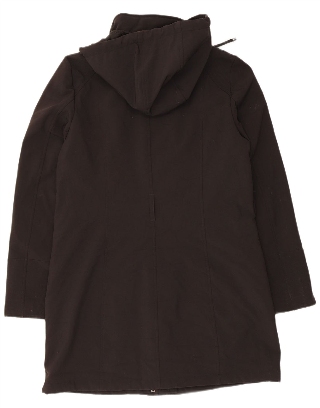 Dkny Γυναικείο Μπουφάν Parka με κουκούλα UK 12 Μεσαίου Μαύρου Πολυεστέρα