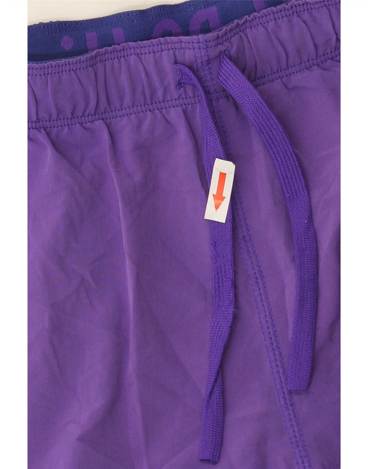 Γυναικείο αθλητικό σορτς Nike Dri Fit UK 14 μεσαίου πορφυρού πολυεστέρα