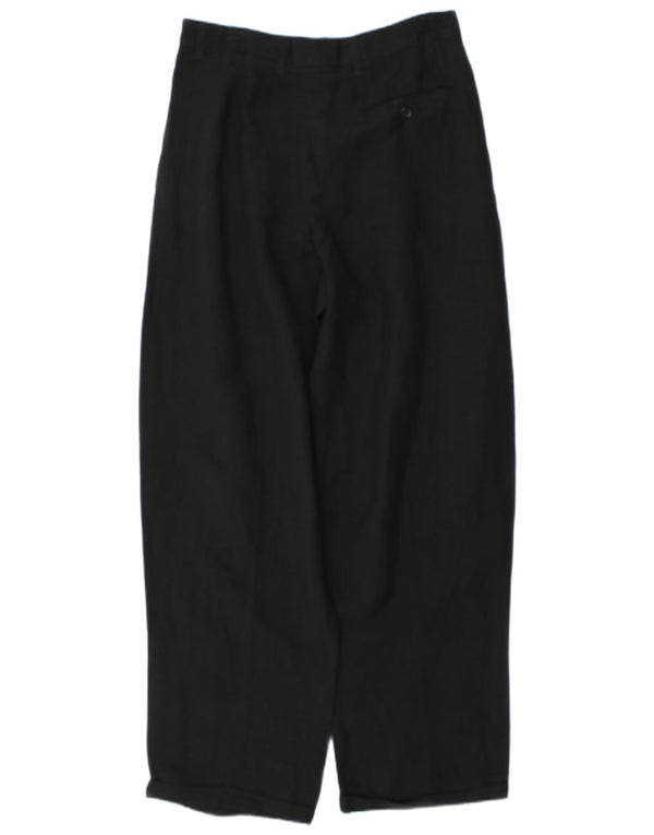 Byblos Γυναικείο παντελόνι Chino IT 46 Large W32 L30 Μαύρο λινό