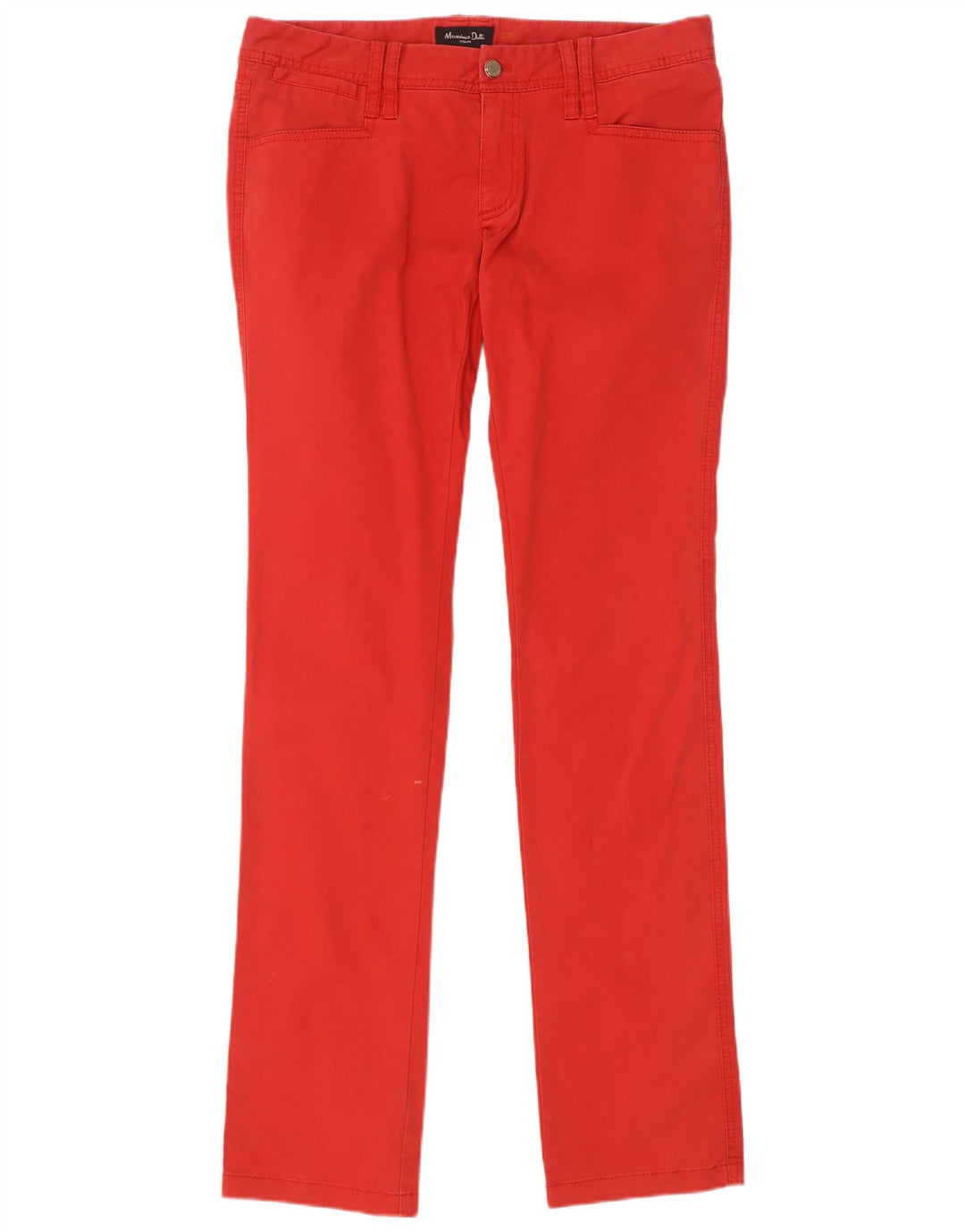 Massimo Dutti Γυναικείο Slim Casual Παντελόνι EU 40 Medium W30 L34 Red