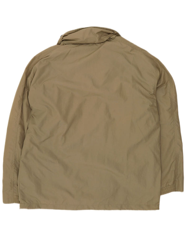 Diadora Ανδρικό μπουφάν βροχής με κουκούλα UK 40 Large Khaki Sports
