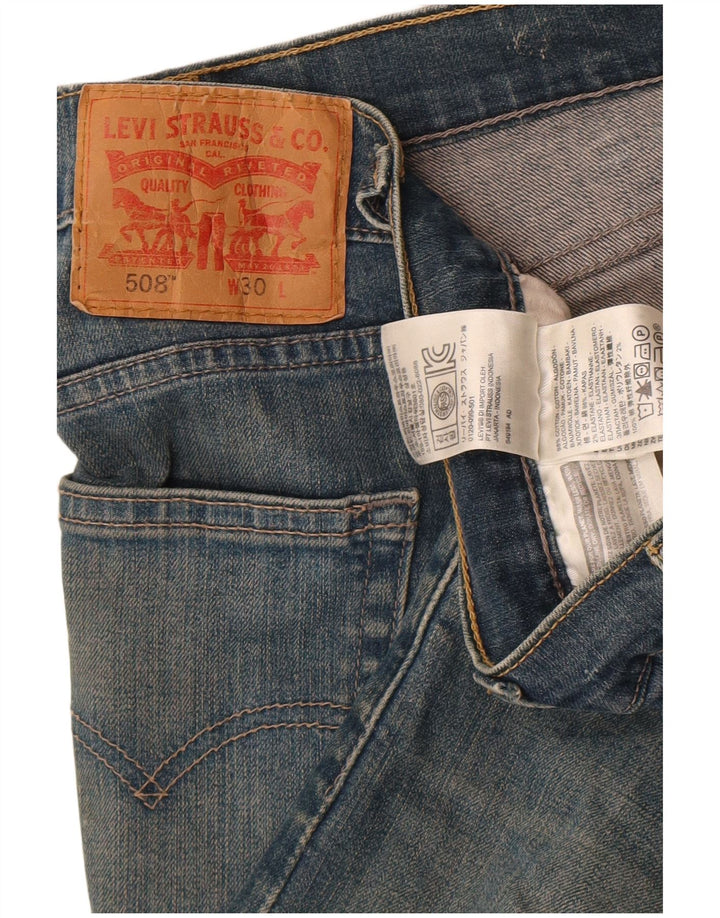 Ανδρικό τζιν σορτς Levi's 508 W30 μεσαίο μπλε βαμβακερό