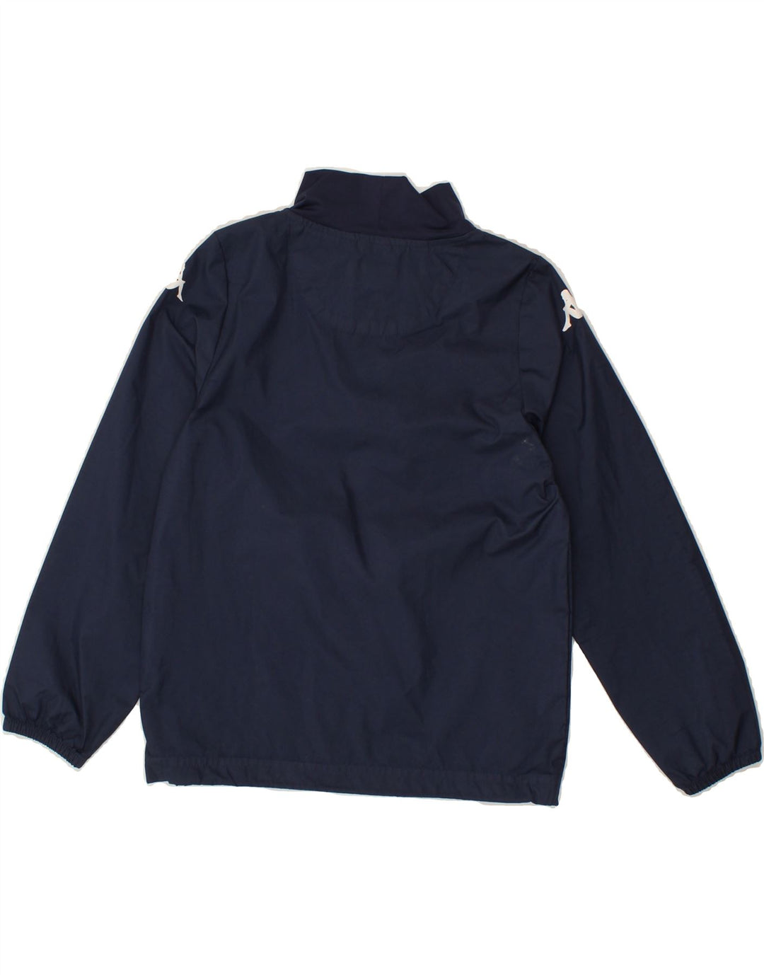 KAPPA Boys Graphic Pullover Tracksuit Top 10-11 Years Navy Blue Polyester Vintage Kappa and Second-Hand Kappa from Messina Hembry 