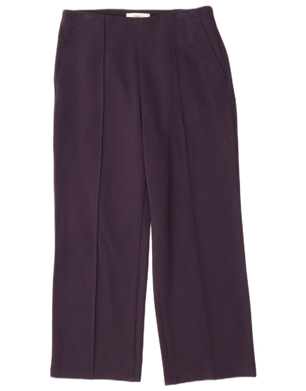Γυναικεία Casual Παντελόνια Marks & Spencer UK 10 Small W28 L26 Navy Blue