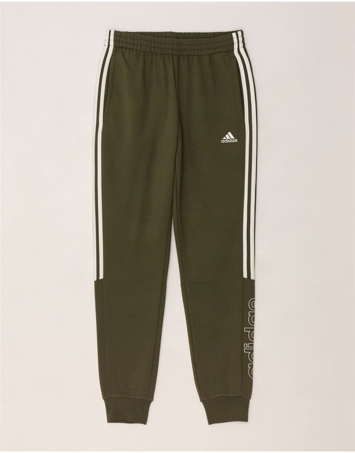 Ανδρική αθλητική φόρμα Adidas Graphic Παντελόνι Joggers Μεσαίο Χακί Βαμβακερό