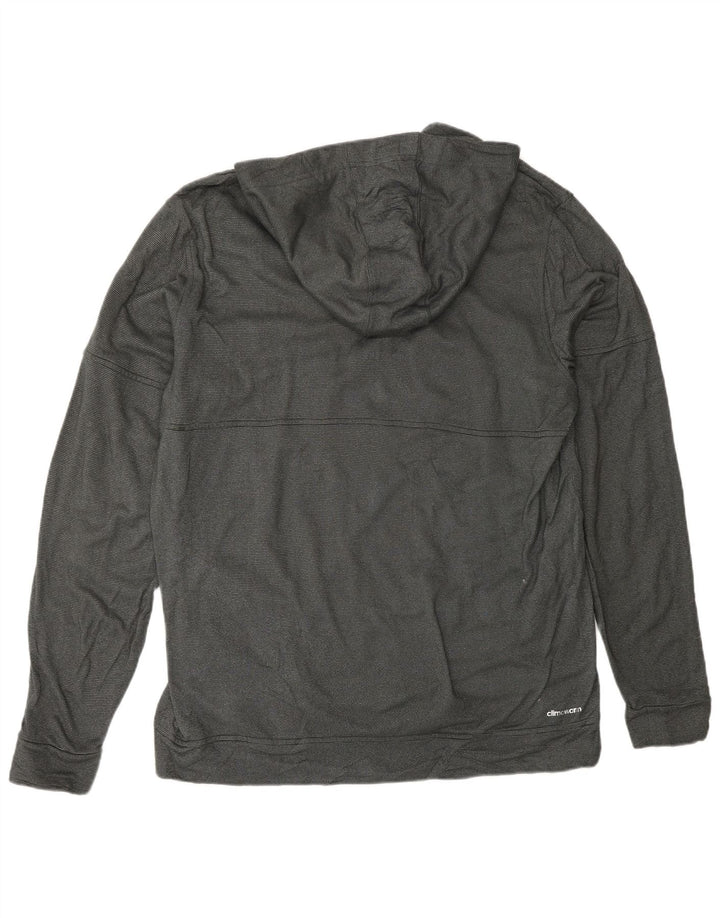 ADIDAS Ανδρικό Climawarm Hoodie Jumper XL Πολυεστέρας με γκρι στίγματα