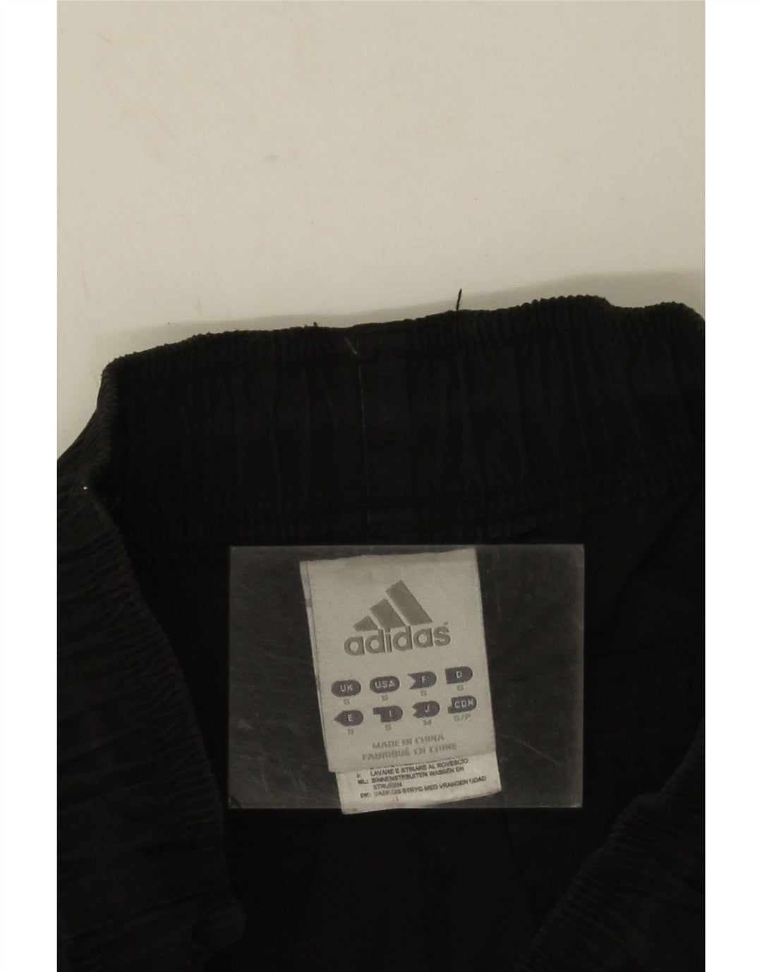 Ανδρικό ίσιο παντελόνι Cargo Adidas Small W28 L32 Μαύρο πολυεστέρα