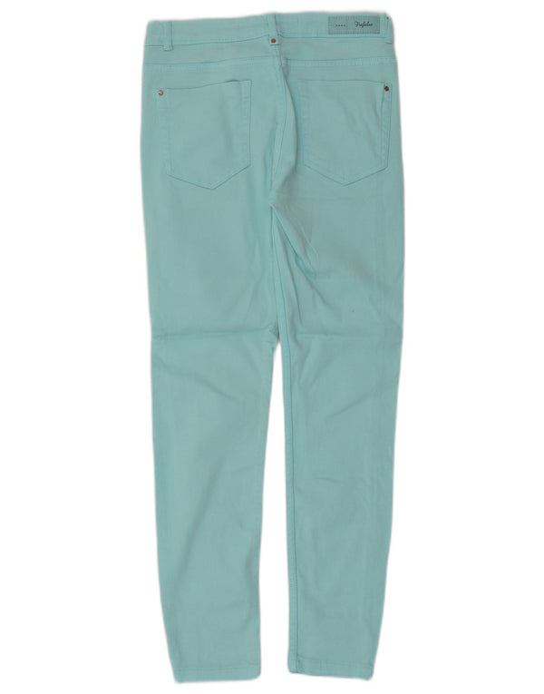 Zara Γυναικεία Trafaluc Skinny Jeans EU 34 2XS W24 L25 Τιρκουάζ βαμβακερό