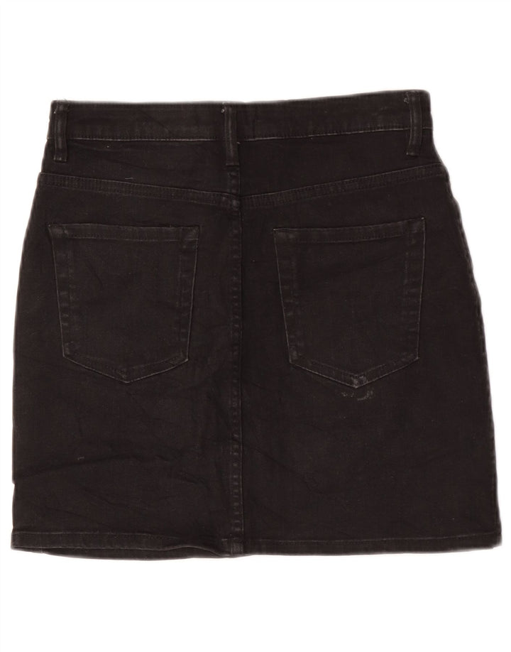Zara Γυναικεία Μίνι Τζιν Φούστα Μεσαία W28 Μαύρη