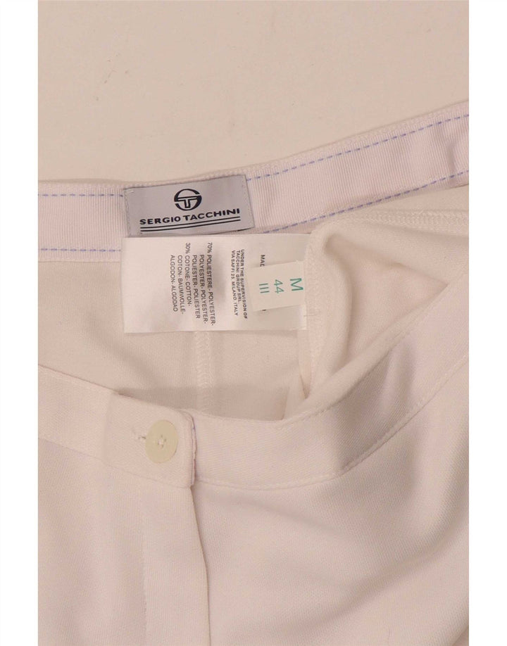 Sergio Tacchini Γυναικείο Σορτς Medium W30 Λευκός Πολυεστέρας