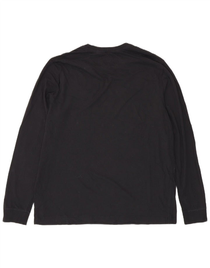 Ανδρικό τοπ Nike μακρυμάνικο XL μαύρο βαμβακερό