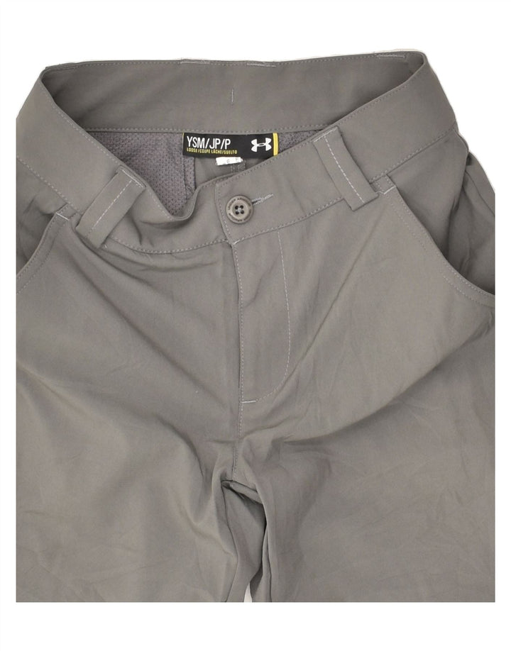UNDER ARMOUR Boys Chino Shorts 7-8 Years Small W25 Grey | Vintage Under Armour | Thrift | Second-Hand Under Armour | Used Clothing | Messina Hembry 