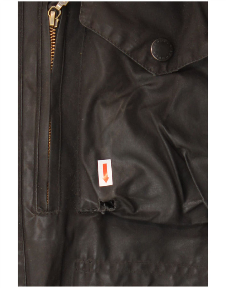 BARBOUR Ανδρικό κερωμένο βαμβακερό μπουφάν UK 38 Medium Brown