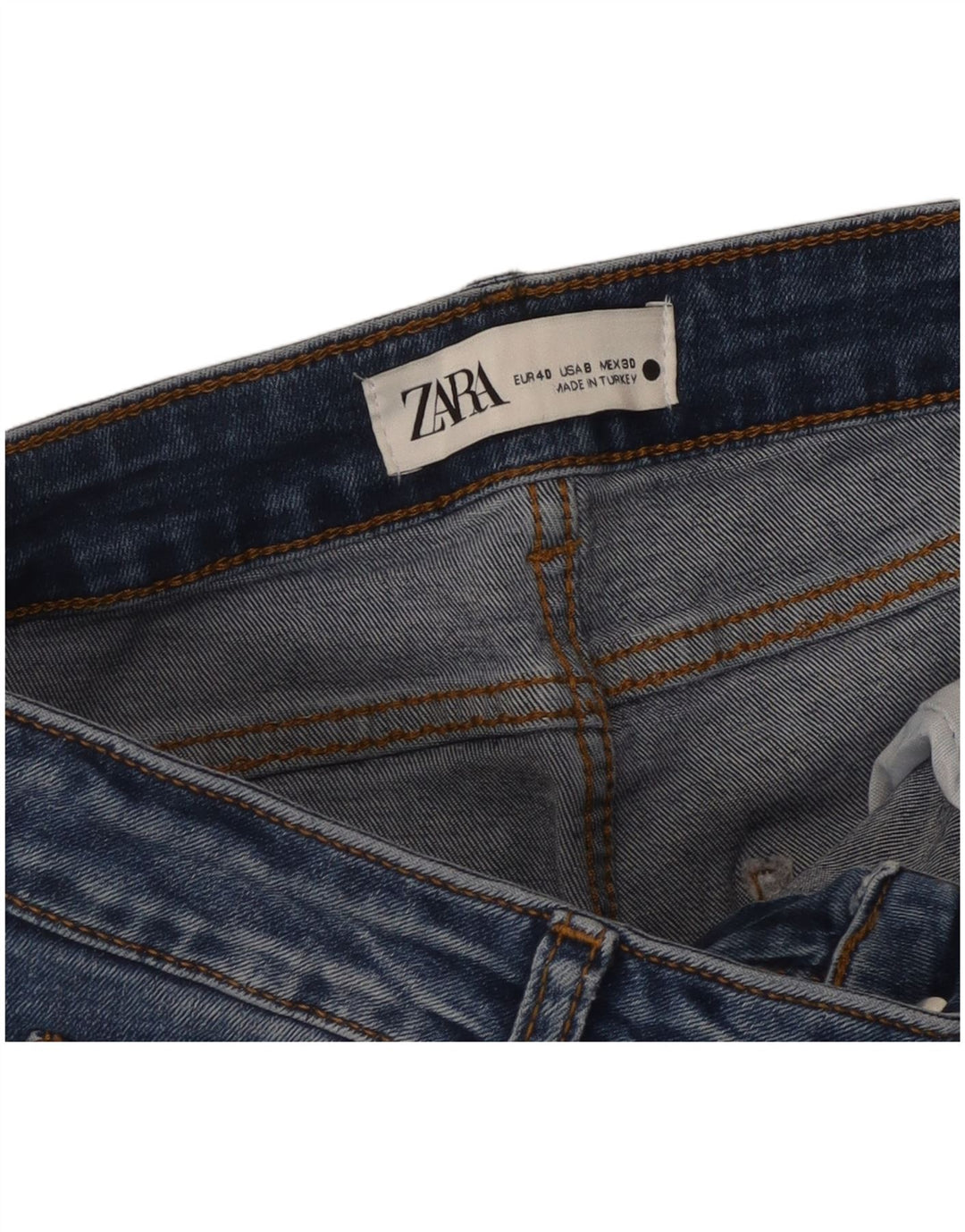 Zara Γυναικείο Τζιν EU 40 Medium W30 L30 Blue
