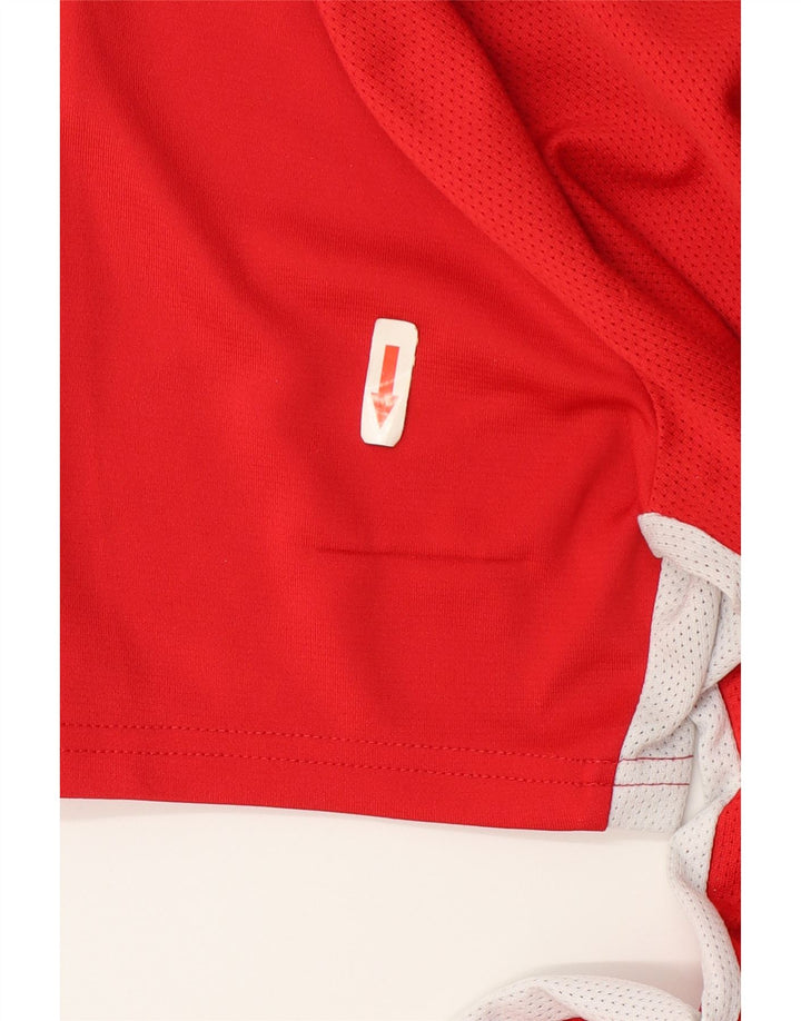 Ανδρικό μπλουζάκι Nike Dri Fit Τοπ μεσαίου κόκκινου χρώματος πολυεστέρας