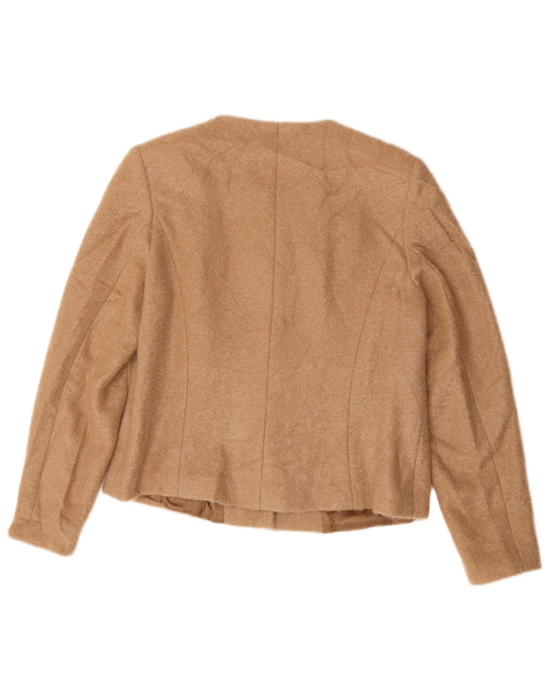 Vintage γυναικείο σακάκι με 5 κουμπιά UK 14 Medium Beige
