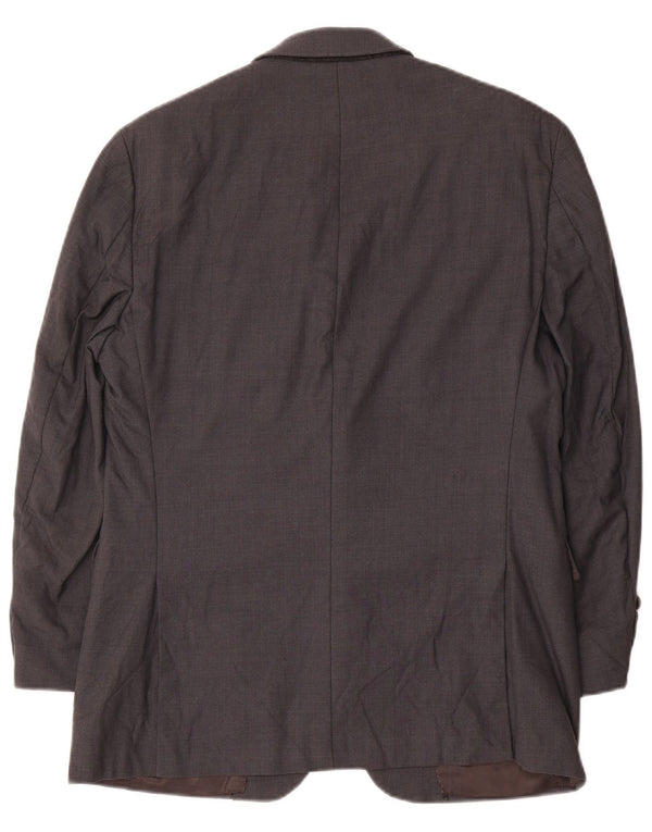 Dkny Ανδρικό μπλέιζερ με 2 κουμπιά μπουφάν UK 37 Small Grey Wool