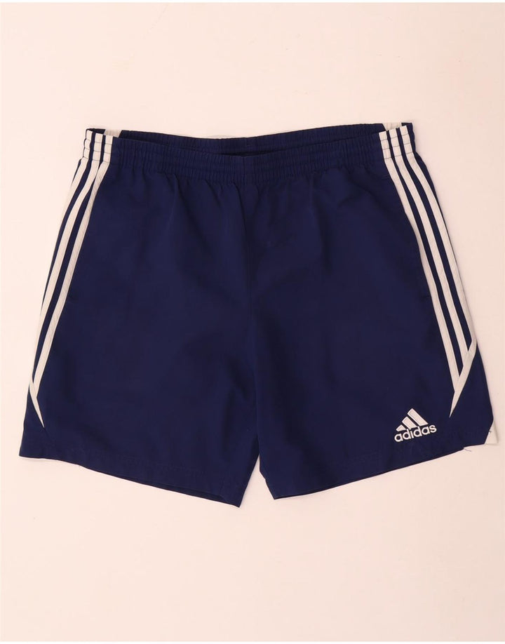 Ανδρικό αθλητικό σορτς Adidas μεγάλο μπλε μπλε χρώματος πολυεστέρας