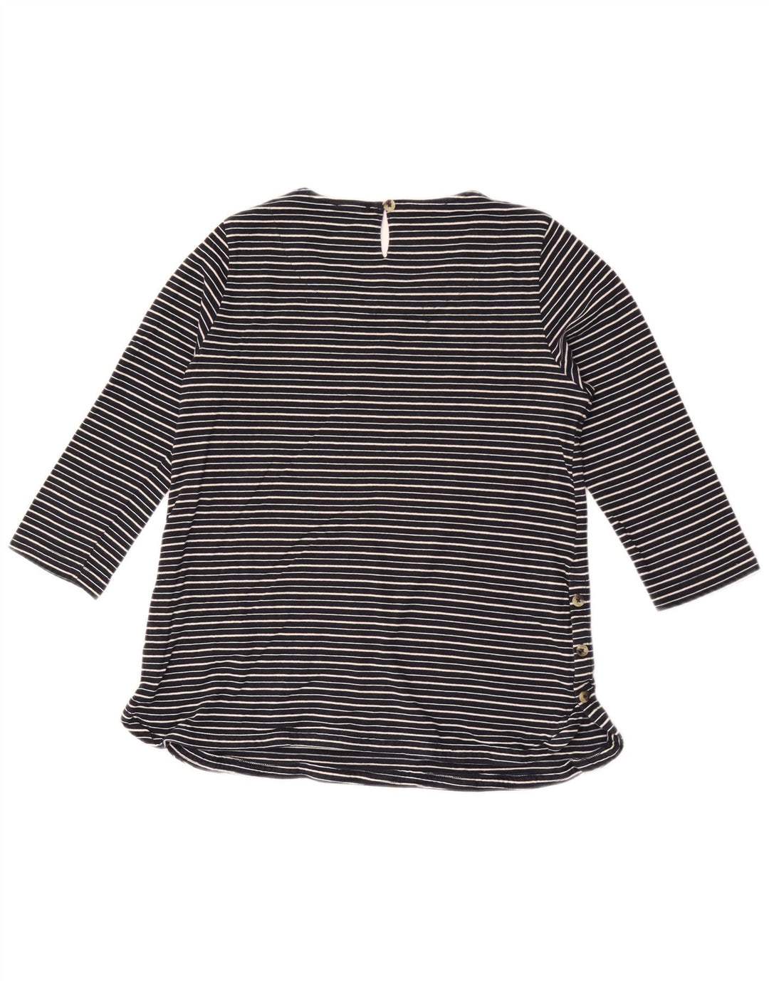 Fat Face Γυναικείο τοπ 3/4 μανίκια UK 10 Small Navy Blue ριγέ