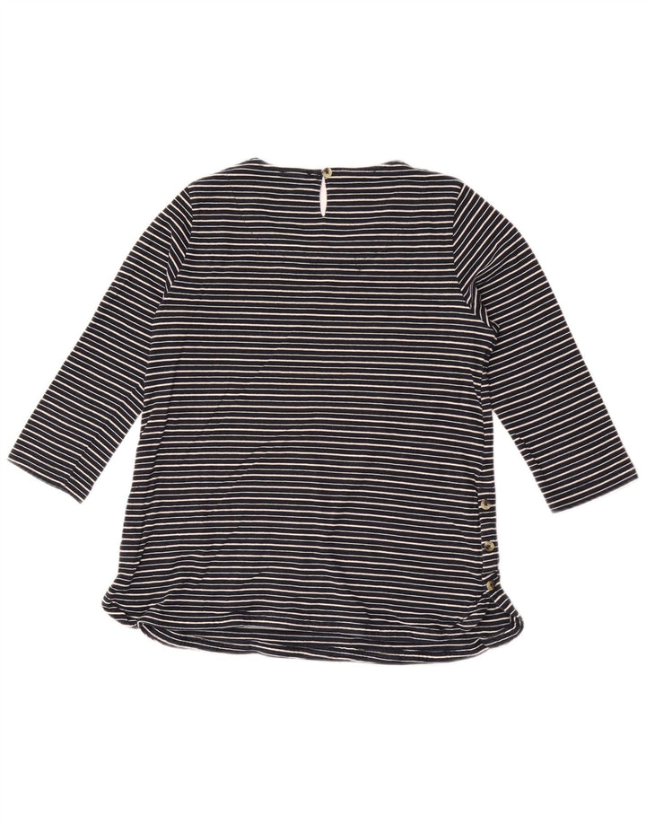 Fat Face Γυναικείο τοπ 3/4 μανίκια UK 10 Small Navy Blue ριγέ