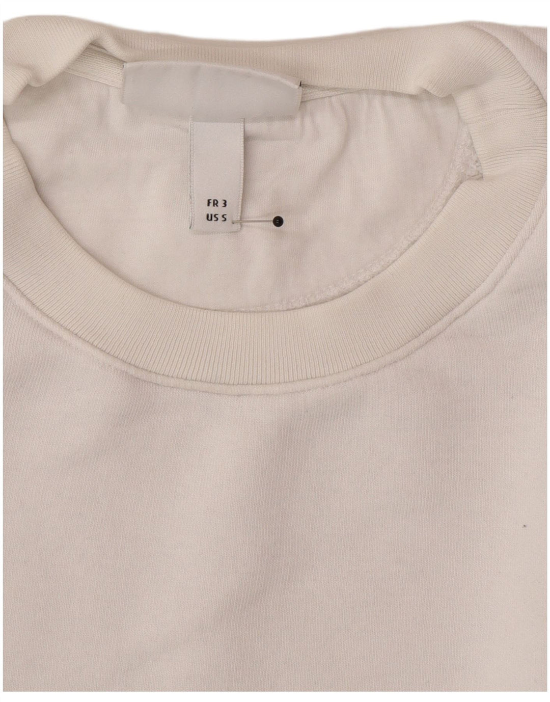 Ανδρικό γραφικό φούτερ Lacoste Jumper Μέγεθος 3 Μικρό λευκό βαμβακερό