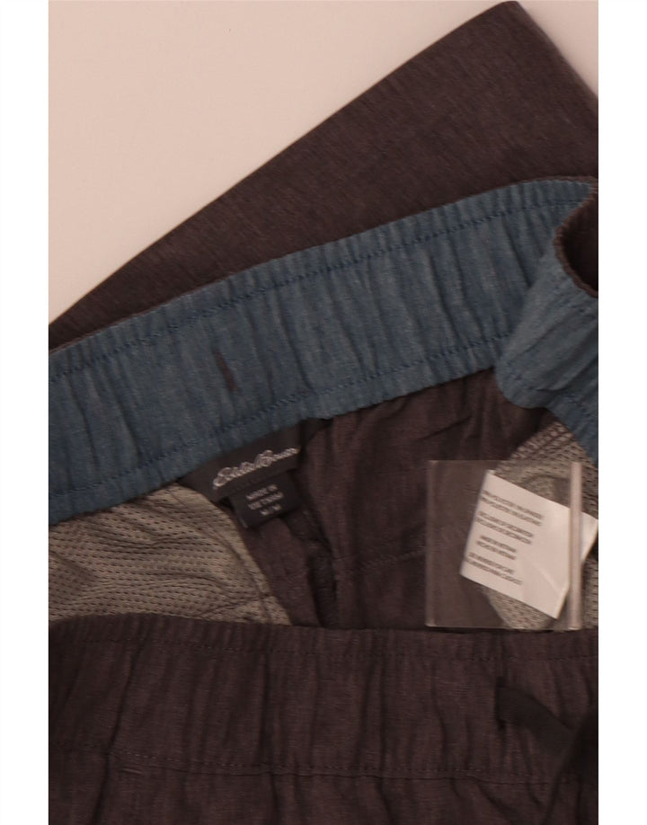 Ανδρικό αθλητικό σορτς EDDIE BAUER Μεσαίο γκρι πολυεστέρα