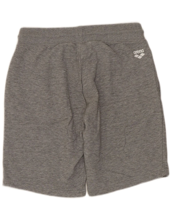 Γυναικείο γραφικό αθλητικό σορτς Arena UK 10 Small γκρι βαμβακερό