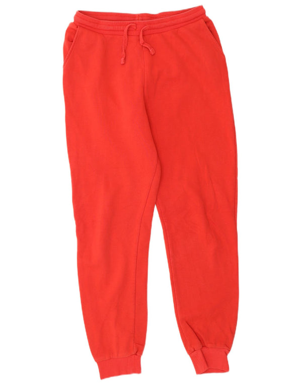 Zara Womens Tracksuit Trousers Joggers UK 10 Small  Red Cotton