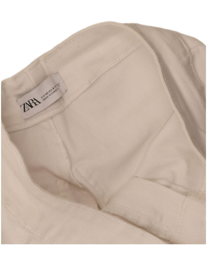 Zara Γυναικείο Τζιν EU 40 Medium W30 L31 Λευκό