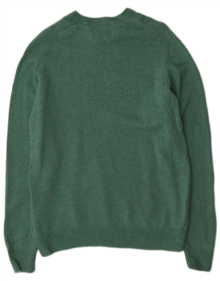 MARKS & SPENCER Γυναικείο πουλόβερ με λαιμόκοψη UK 14 Medium Green