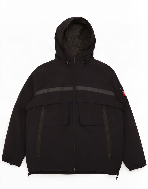 Canadiens Ανδρικό μπουφάν με κουκούλα UK 42 XL Μαύρο Colourblock
