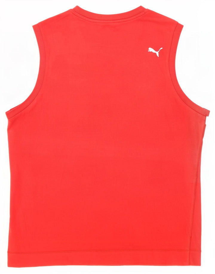 Ανδρικό γραφικό γιλέκο Puma με μεγάλο κόκκινο χρώμα