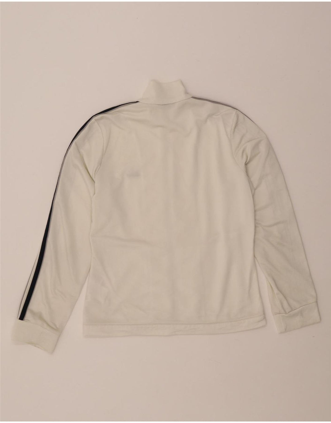 Γυναικεία αθλητική φόρμα ADIDAS Top Jacket UK 14 Medium White Polyester