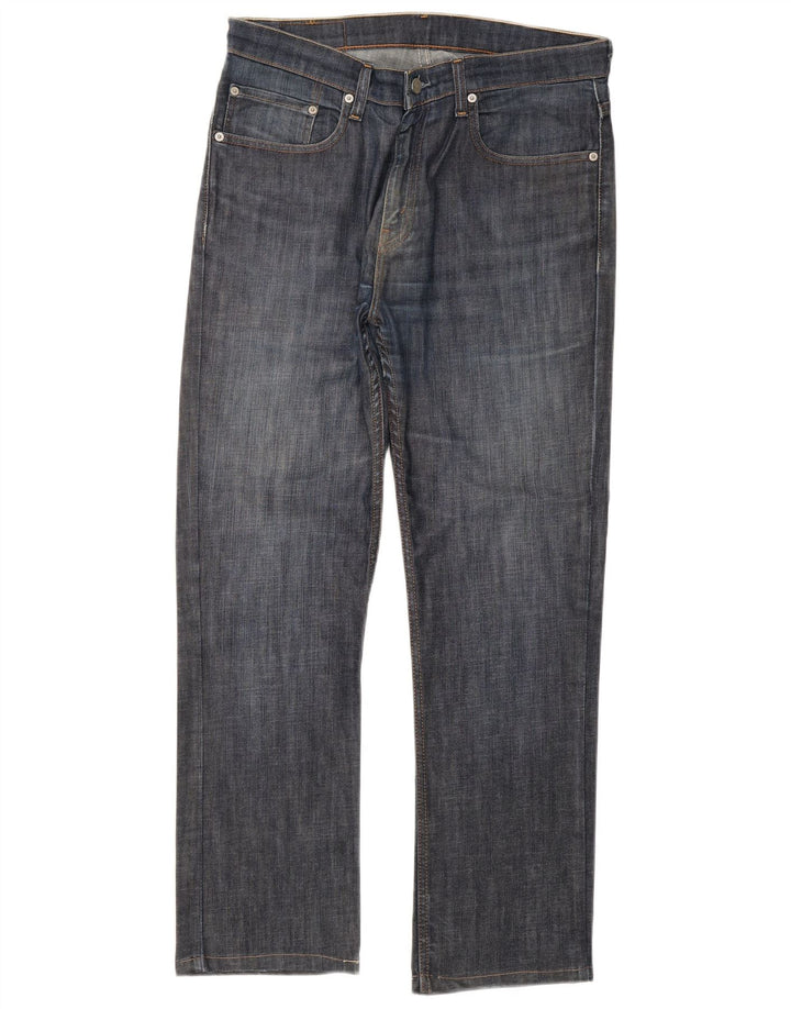 Ανδρικό τζιν Levi's Straight W34 L34 Navy Blue Cotton