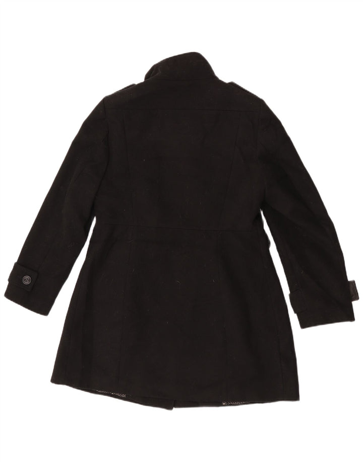 Marks & Spencer Γυναικείο Παλτό Petite Pea UK 10 Small Black Polyester