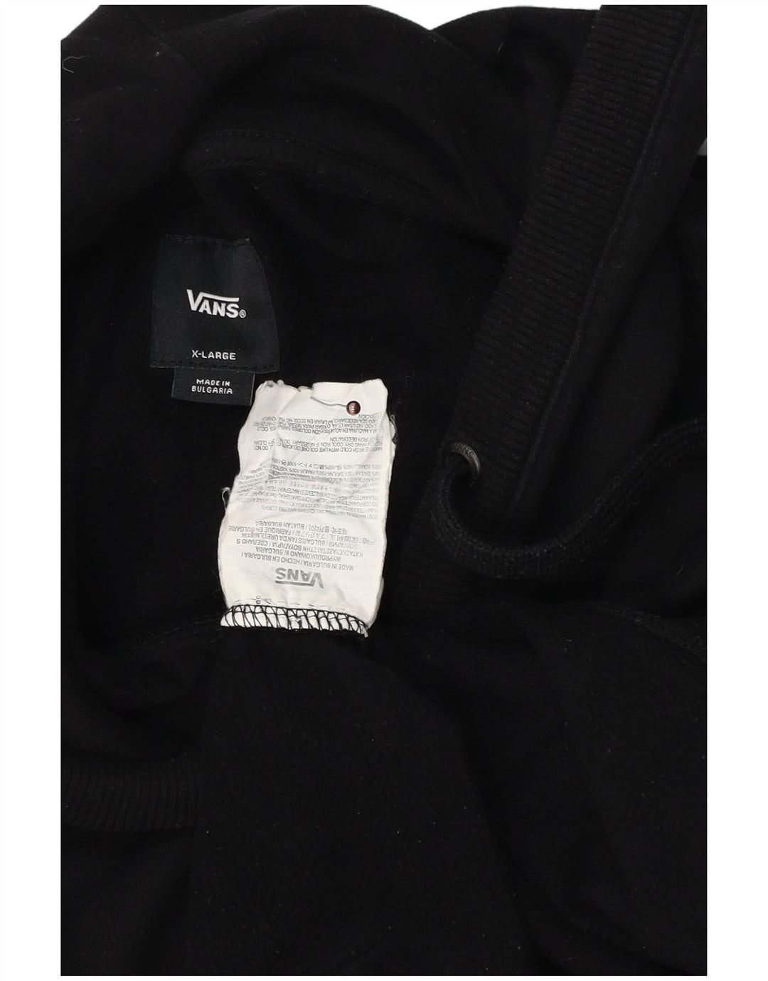 Ανδρικό VANS Graphic Hoodie Jumper XL Μαύρο βαμβακερό