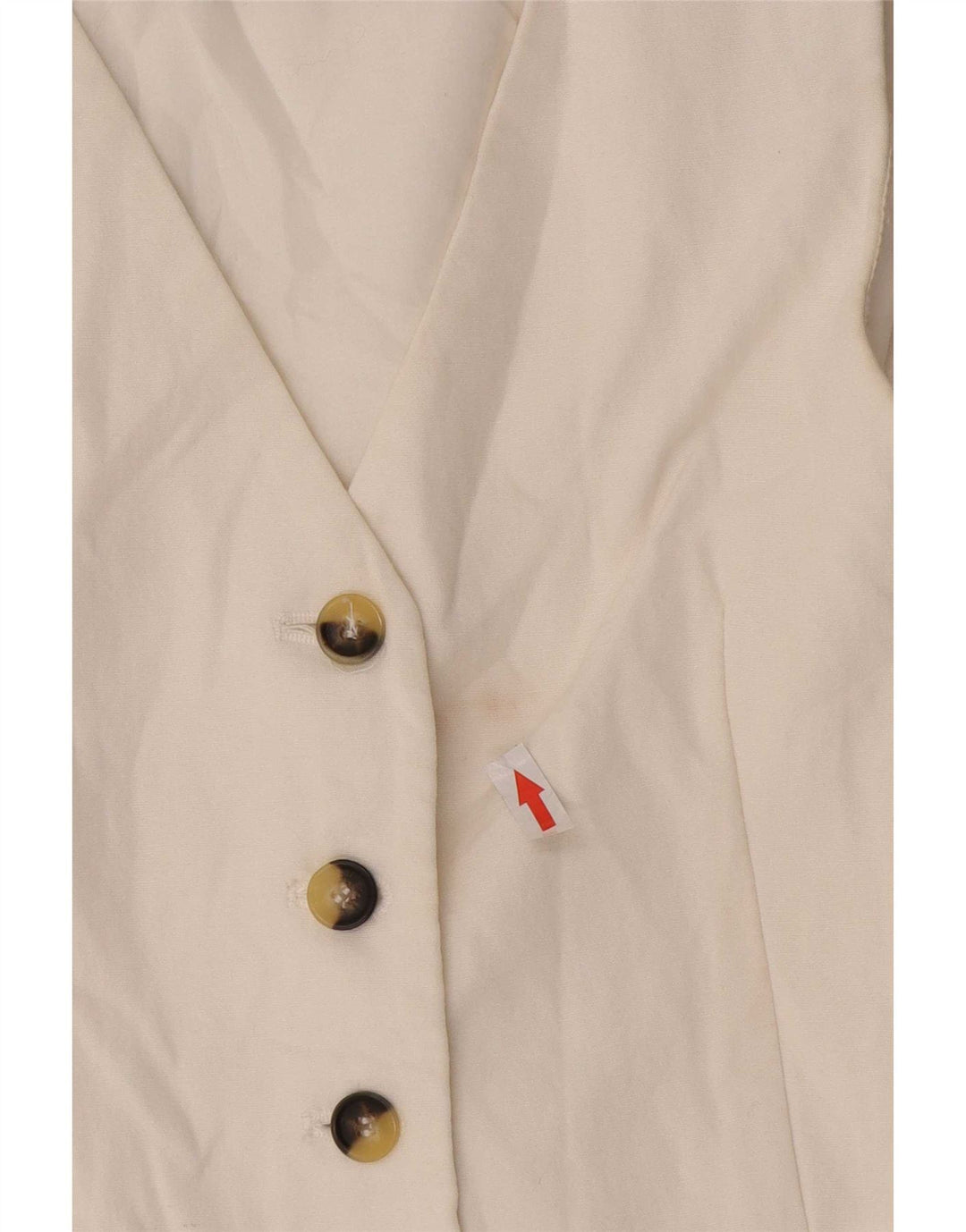Zara Γυναικείο Γιλέκο UK 6 XS Λευκό