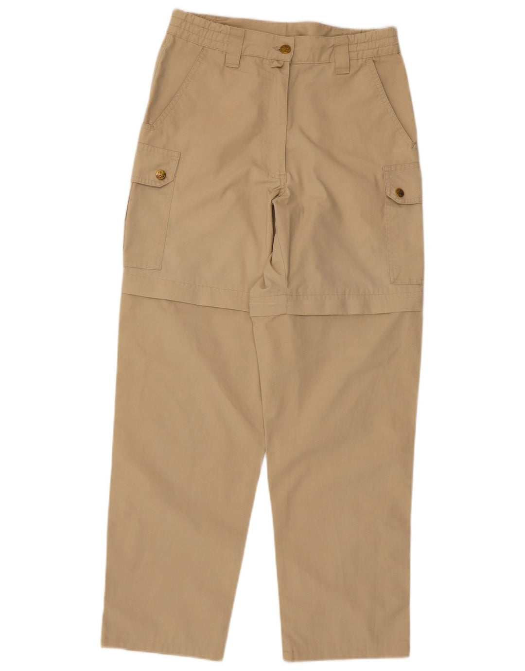 Jack Wolfskin Γυναικείο ίσιο παντελόνι Cargo W27 L28 Beige Polyester