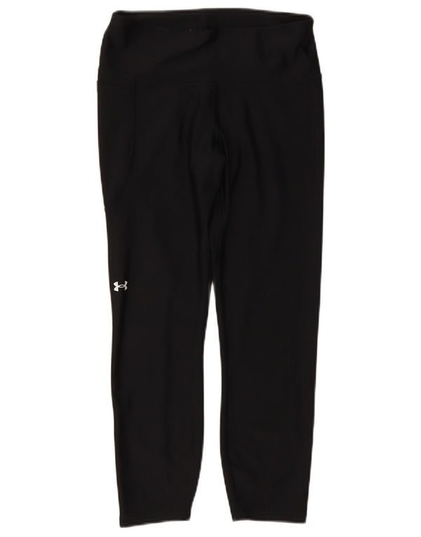 Under Armour Γυναικεία Heat Gear Κάπρι Κολάν UK 12 Medium Black